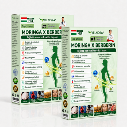 🎉🎁 Hivatalos áruház | 𝐕𝐄𝐋𝐍𝐎𝐑𝐀® Moringa & Berberin 10 az 1-ben fejlett nano-mikrotűs tapasz (naponta csak egyszer, már 7 nap alatt látható változások)