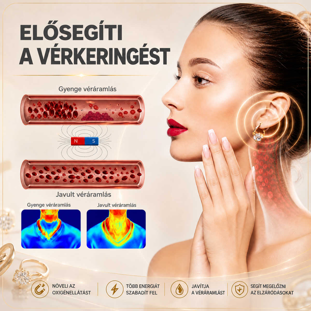 🍔🥤 UTOLSÓ NAPI AKCIÓ – 80% KEDVEZMÉNY 🔥 𝐕𝐄𝐋𝐍𝐎𝐑𝐀® Lymphvity germánium mágneses fülbevaló