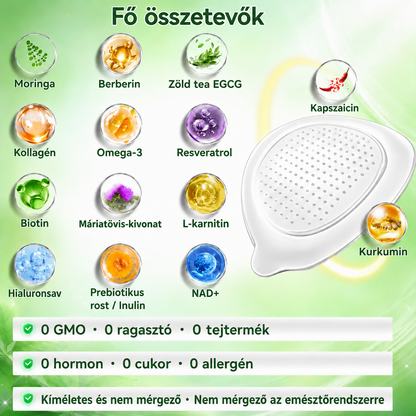 🎉🎁 Hivatalos áruház | 𝐕𝐄𝐋𝐍𝐎𝐑𝐀® Moringa & Berberin 10 az 1-ben fejlett nano-mikrotűs tapasz (naponta csak egyszer, már 7 nap alatt látható változások)